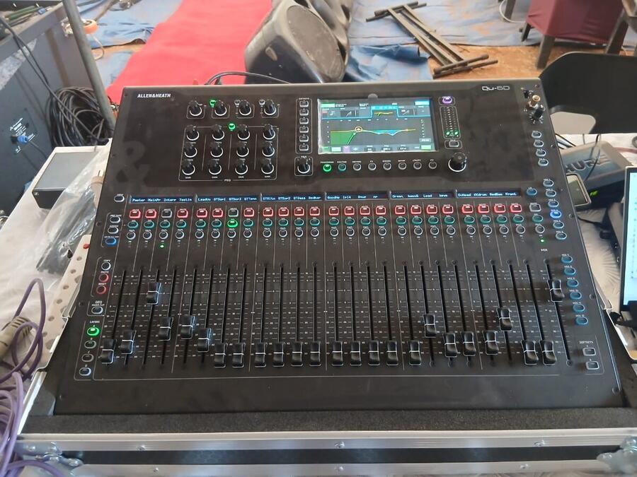 Sound mixing desk